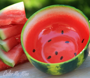 Renton Color Me Mine Watermelon Bowl