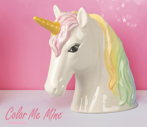 Renton Color Me Mine Sparkle Unicorn Bank