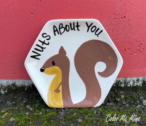 Renton Color Me Mine Squirrel Plate