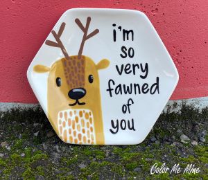 Renton Color Me Mine Fawn Plate