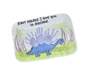 Renton Color Me Mine Handprints Dinosaur