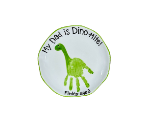Renton Color Me Mine Dino-Mite Dad Plate