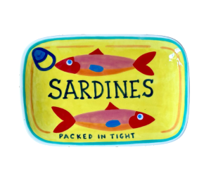 Renton Color Me Mine Sardines Appetizer Plate