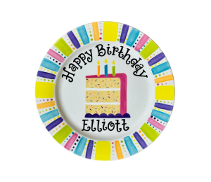 Renton Color Me Mine Birthday Cake Plate