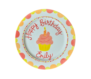 Renton Color Me Mine Birthday Cupcake Plate