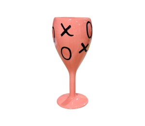 Renton Color Me Mine XOXO Wine Glass